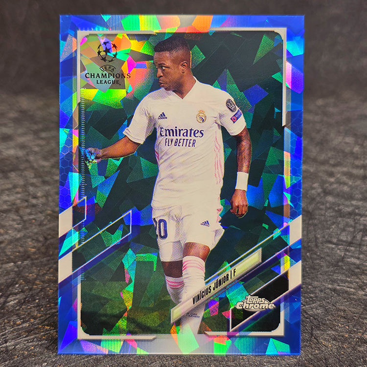 Topps Chrome UEFA 2020-21 - Blue - Vinicius JR, Real Madrid #89