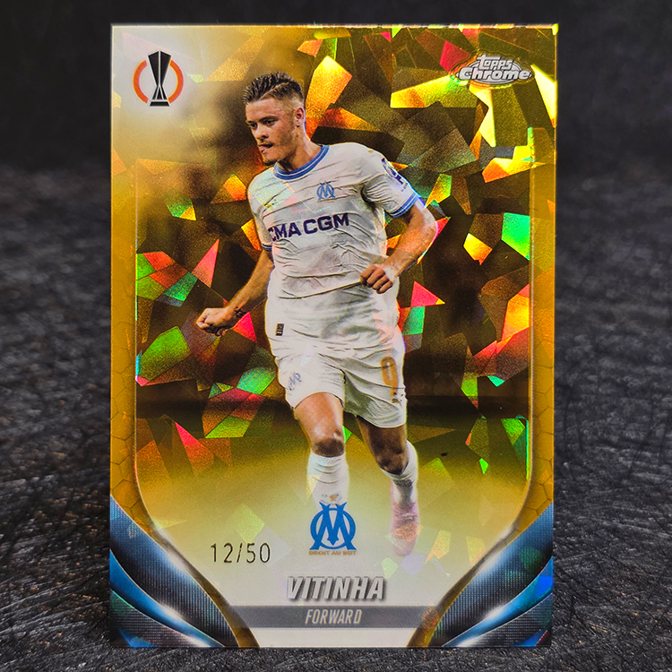 Topps Chrome UEFA 2023-24 - Gold - Vitinha, Marseille /50 #135