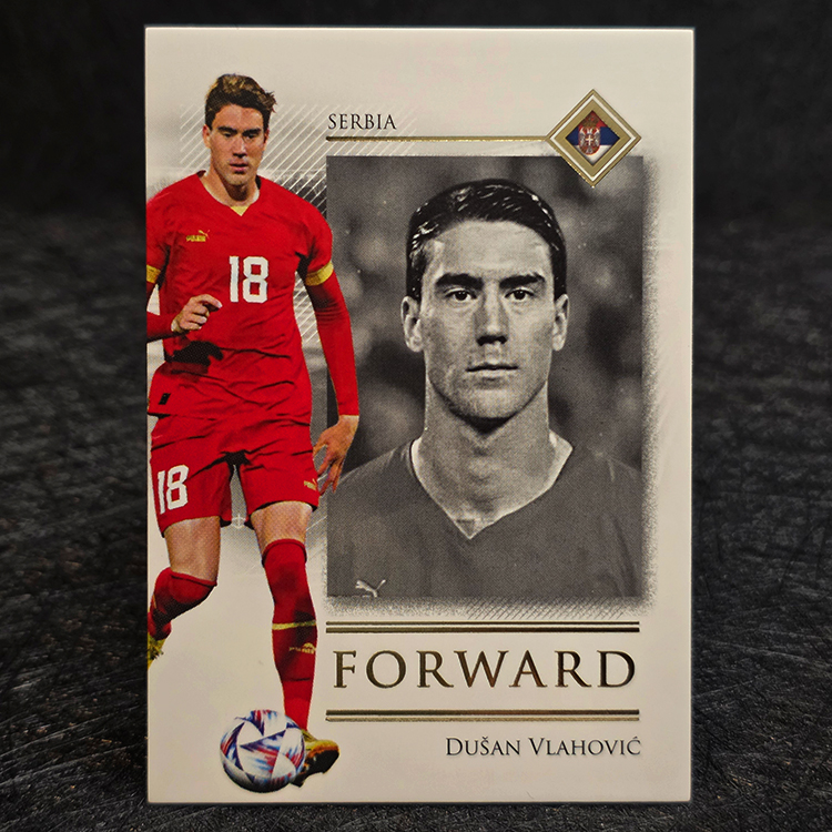 Futera Unique World Football 2025 - Forward - Dusan Vlahovic, Serbia #089