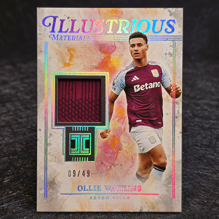 Panini Impeccable PL 2024-25 - Illustrious Materials - Ollie Watkins, Aston Villa /49 #IL-OW