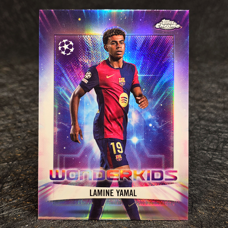 Topps Chrome UCC 2024-25 - Wonder Kids - Lamine Yamal, Barcelona #WK-1