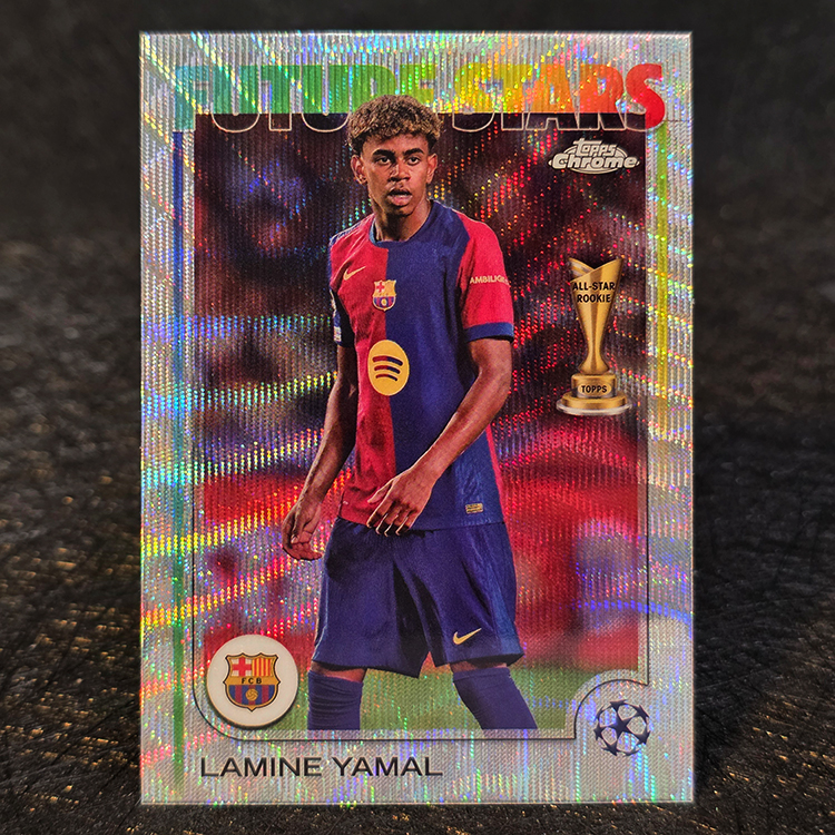 Topps Chrome UCC 2024-25 - Future Stars, Wave - Lamine Yamal, Barcelona #27