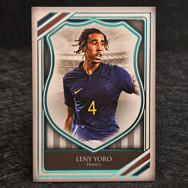 Futera Unique 2025 - Heritage - Aqua - Leny Yoro, France /32 #HG100