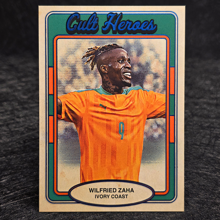 Futera Unique 2025 - Cult Heroes - Green - Wilfried Zaha, Ivory Coast /10 #CH69