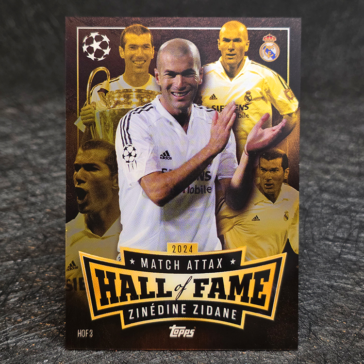 Topps Match Attax 2024-25 - Hall of Fame - Zinedine Zidane, Real Madrid #HOF3