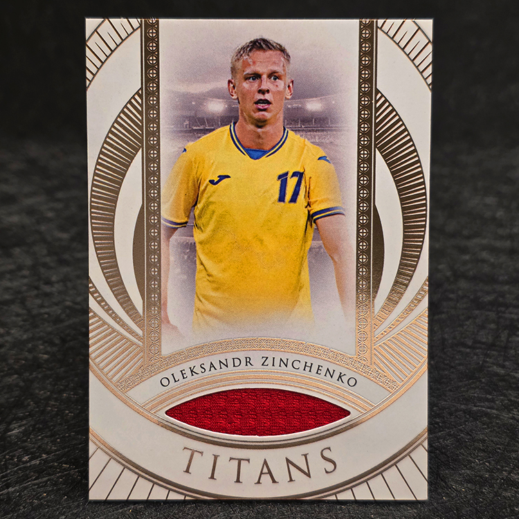 Futera Unique 2025 - Titans - Oleksandr Zinchenko, Ukraine /15 #TT32