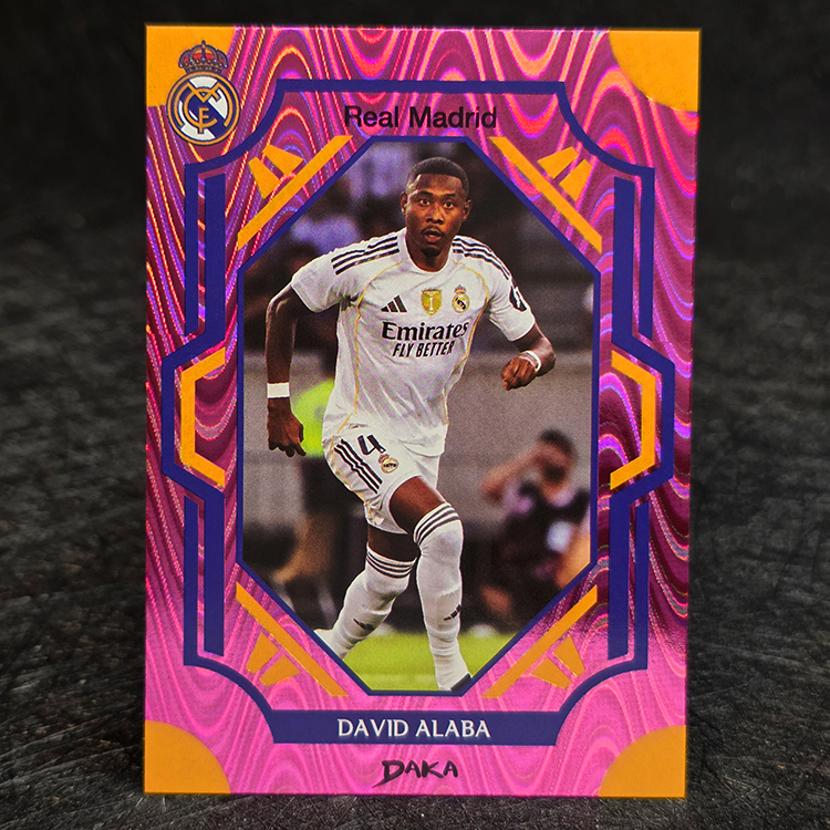 DAKA, Top Audience 2025 - Purple - David Alaba, Real Madrid /75 #RM-19-B
