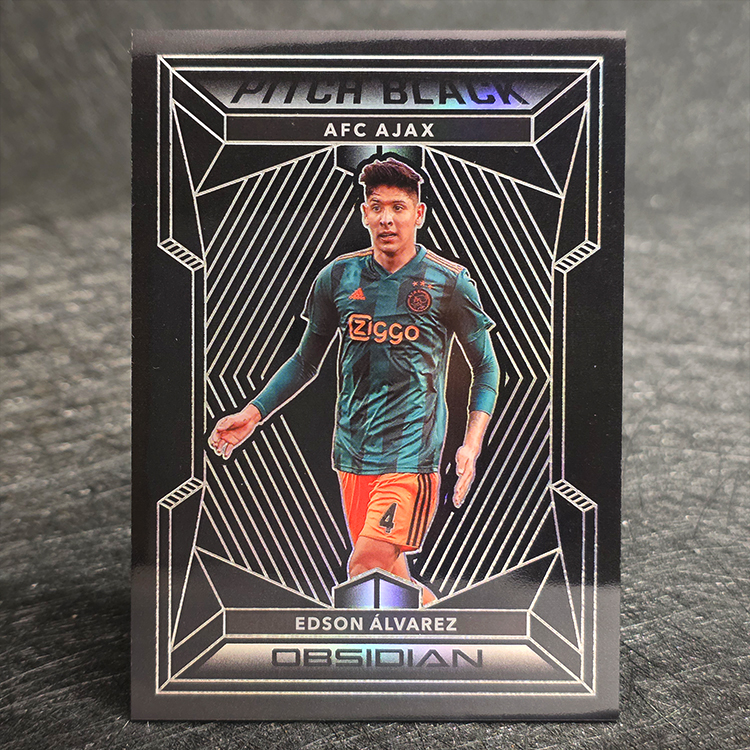 Panini Obsidian 2019-20 - Pitch Black - Edson Alvarez, Ajax /135 #PB-14