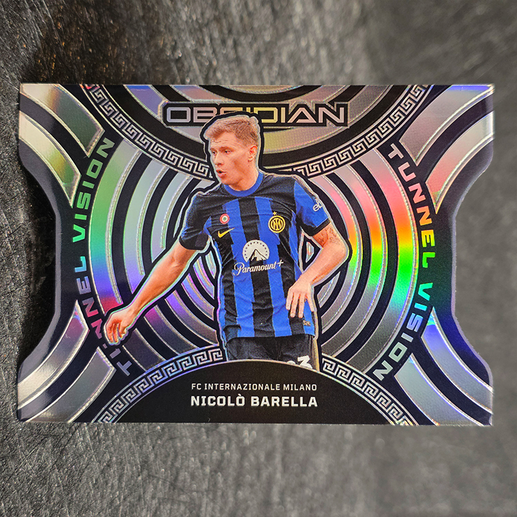 Panini Obsidian 2023-24 - Tunnel Vision - Nicolo Barella, Inter /120 #13