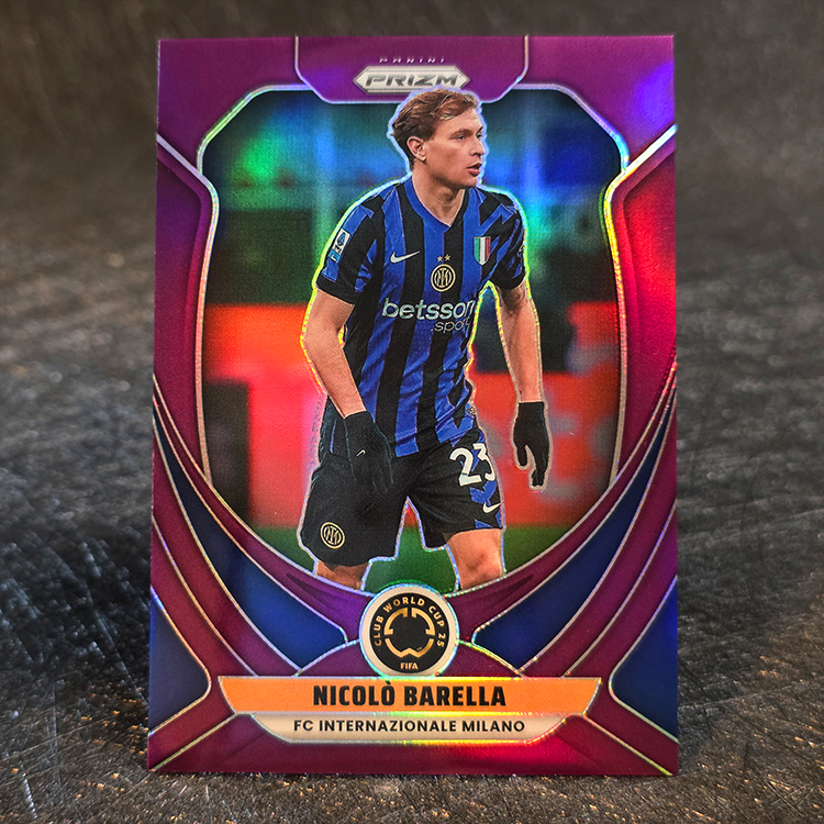 Panini Prizm FIFA Club WC 2025 - Purple - Nicolo Barella, Inter /125 #93