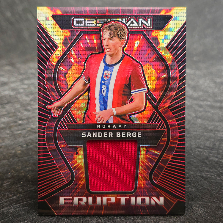 Panini Obsidian 2023-24 - Eruption - Sander Berge, Norway /49 #ER-SB