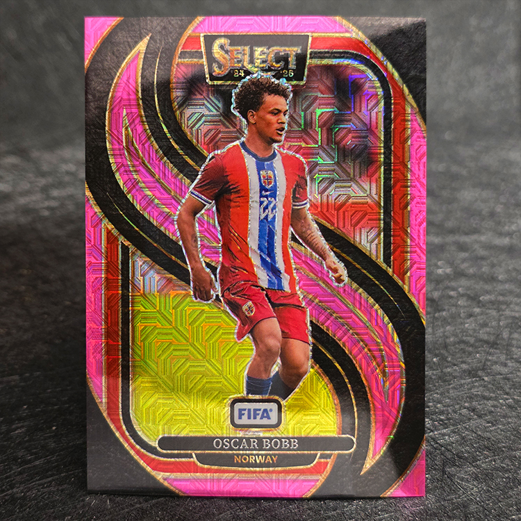 Panini Select FIFA 2024-25 - Mezzanine, Pink - Oscar Bobb, Norway /299 #184