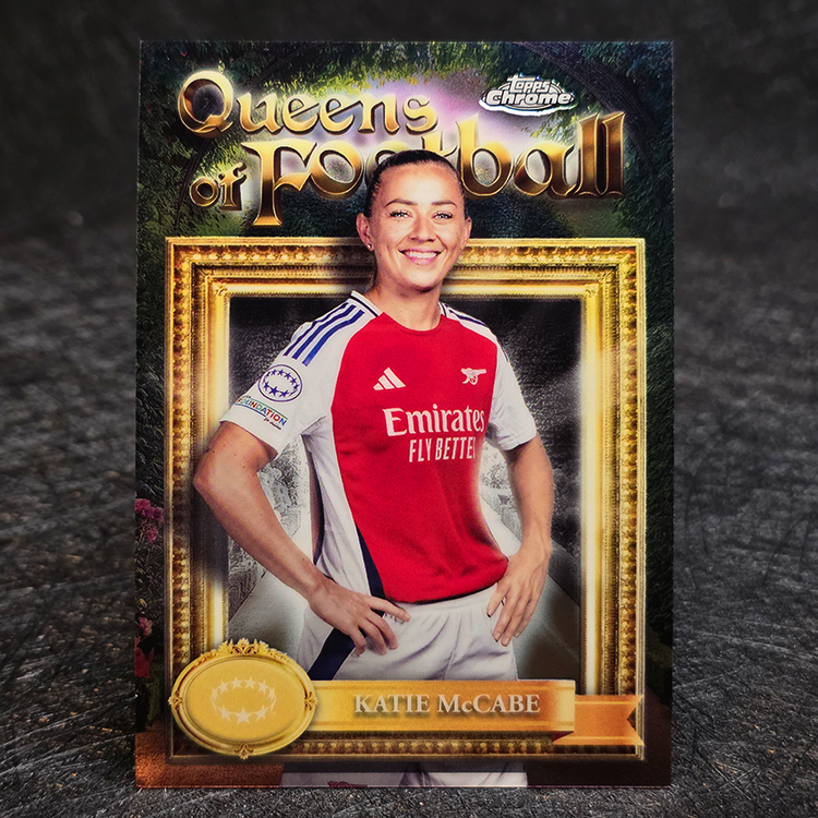 Topps Chrome Sapphire 2024-25 - Queens of Football - Katie Mc Cabe, Arsenal  #QF-15