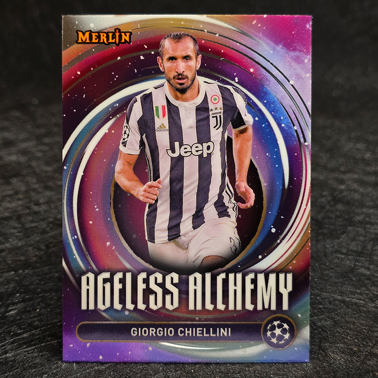 Topps Merlin UEFA 2024-25 - Ageless Alchemy - Giorgio Chiellini, Juventus #AA-16