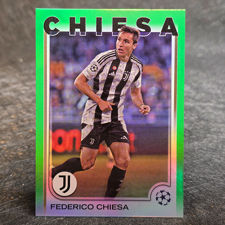 Topps UEFA 2024-25 - Green - Federico Chiesa, Juventus /99 #46