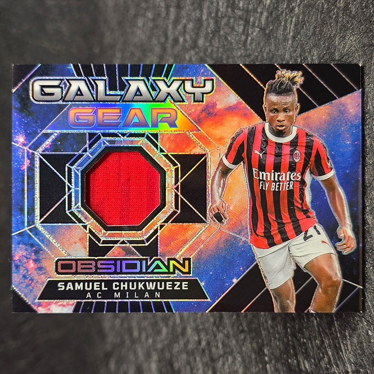 Panini Obsidian 2024-25 - Galaxy Gear - Samuel Chukwueze, AC Milan /125 #GG-SC