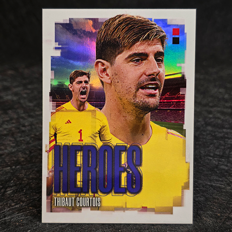 Futera Fans Selection 2025 - Heroes - Thibuat Courtois, Belgium #HR09