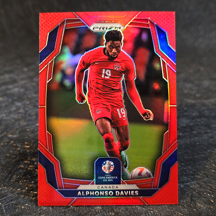 Panini Prizm Conmebol Copa America 2024 - Red - Alphonso Davies, Canada /199 #167