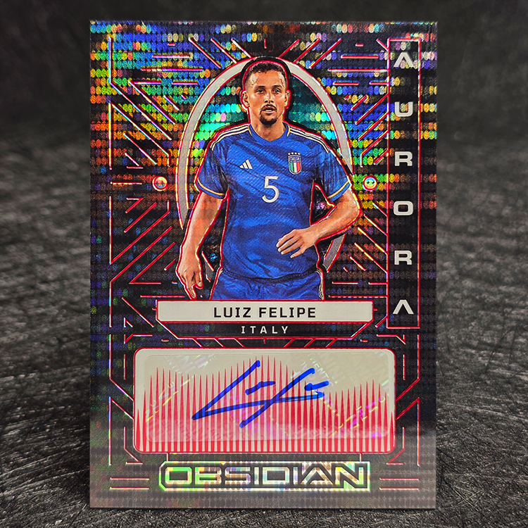 Panini Obsidian 2022-23 - Auto, Aurora - Luiz Felipe, Italy /44 #AA-LFE