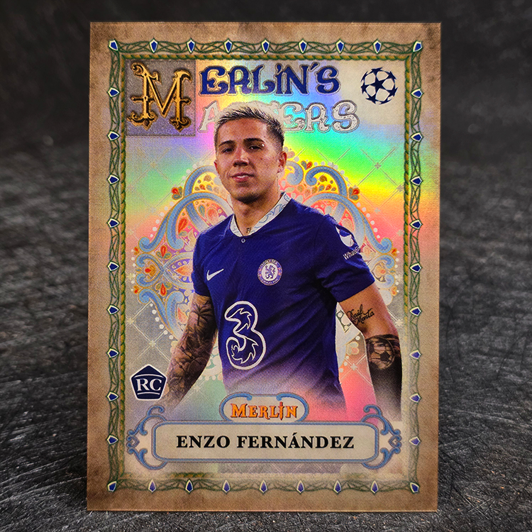 Topps Chrome Merlin UEFA 2022-23 - Masters - Enzo Fernandez, Chelsea #MM-4