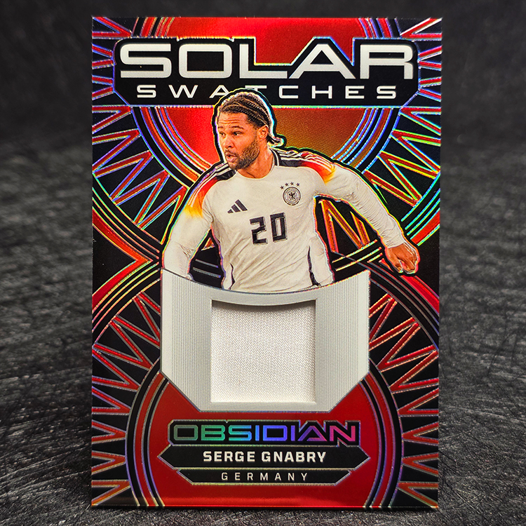 Panini Obsidian 2024-25 - Solar Swatches - Serge Gnabry, Germany /199 #SS-SG