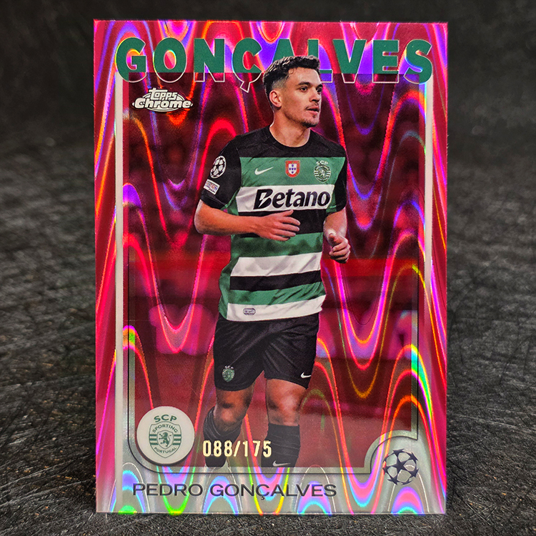 Topps UEFA 2024-25 - Pink - Pedro Goncalves, Sporting /175 #134