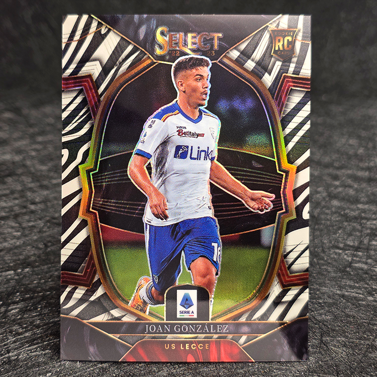 Panini Select Serie A 2022-23 - Terrace, Zebra - Joan Gonzalez, US Lecce /20 #52