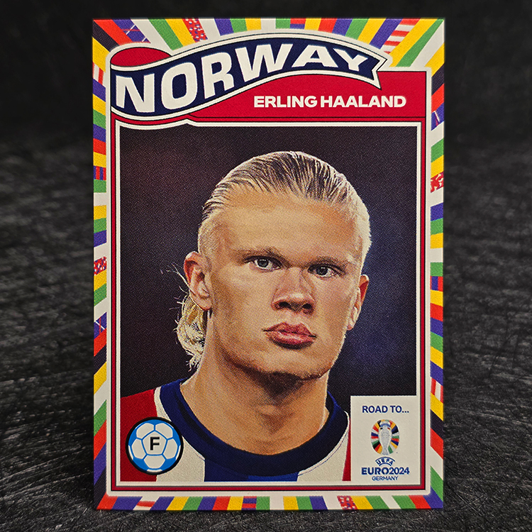 Topps Living Road To UEFA Euro 2024 - Erling Haaland, Norway #003