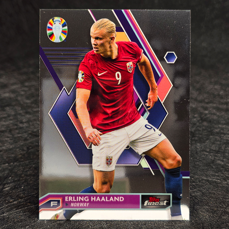 Topps Finest Road to UEFA Euro 2023-24 - Erling Haaland, Norway #55
