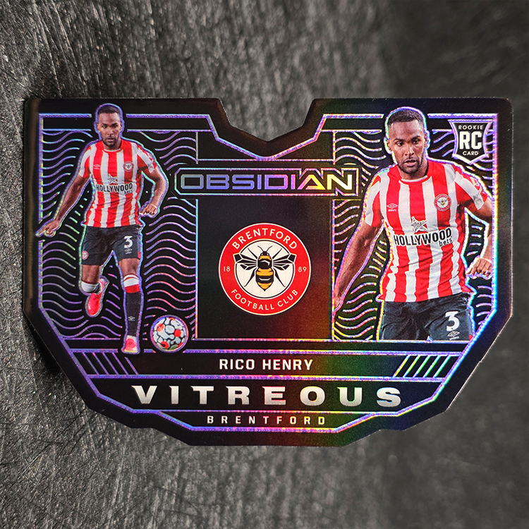 Panini Obsidian 2021-22 - Vitreous - Rico Henry, Brentford /60 #26