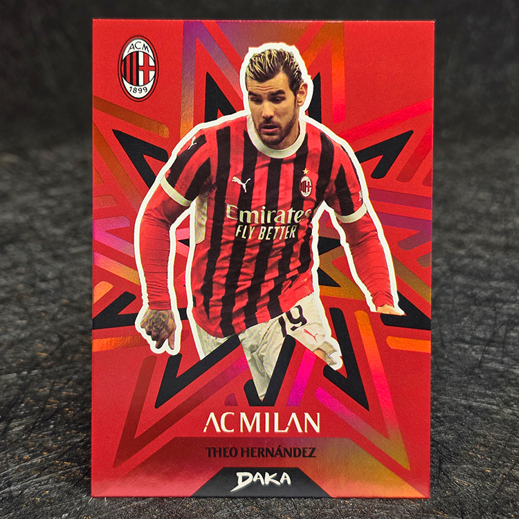 DAKA, AC Milan Top Audience 2025 - Red - Theo Hernandez /50 #KE-9