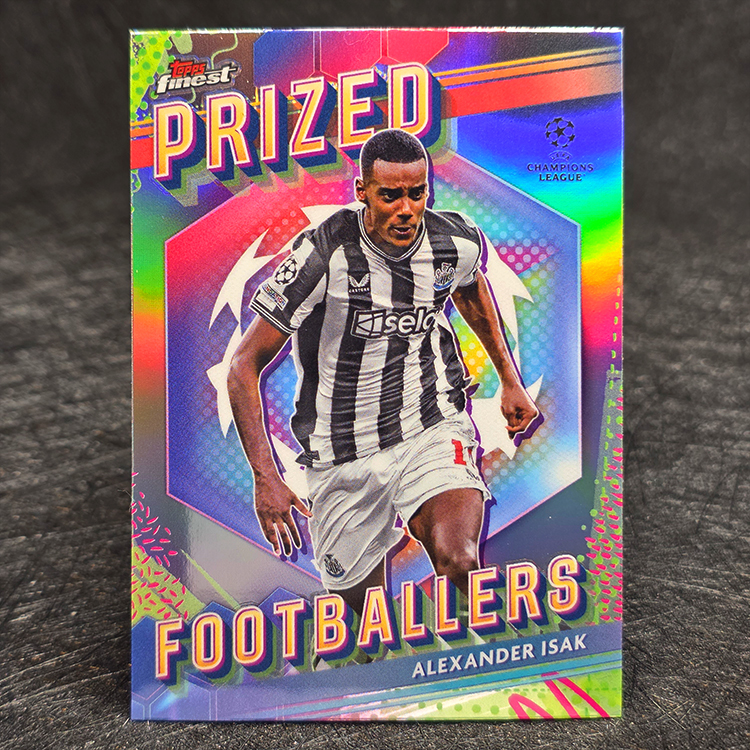 Topps Finest UCC 2023-24 - Prized Footballers - Alexander Isak, Newcastle United #PF-14