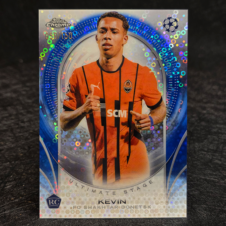 Topps Chrome 2024-25 - Ultimate Stage, Blue - Kevin, Shakhtar Donetsk /150 #USC-25