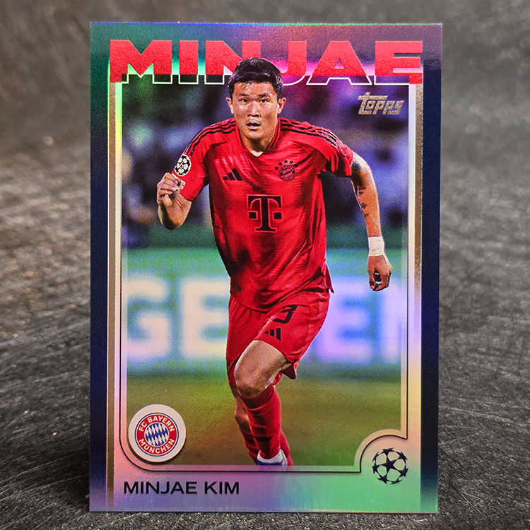 Topps UEFA 2024-25 - Navy Blue - Minjae Kim, Bayern Munich /275 #55