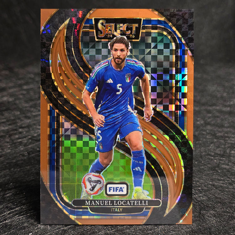 Panini Select FIFA 2024-25 - Mezzanine, Bronze - Manuel Locatelli, Italy /75 #186