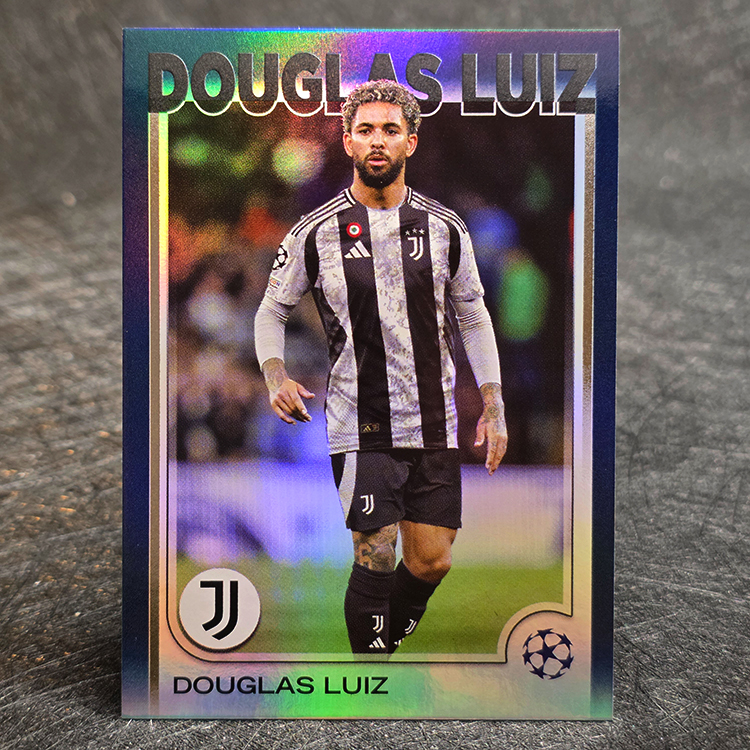 Topps UEFA 2024-25 - Navy Blue - Douglas Luiz, Juventus /275 #25