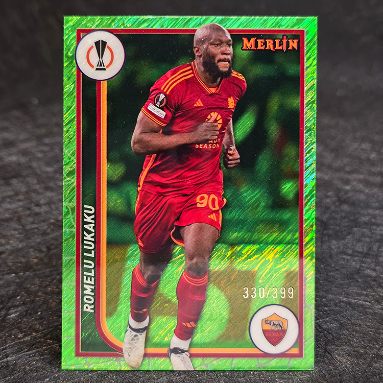 Topps Merlin UEFA 2024-25 - Green - Romelu Lukaku, Roma /399 #16