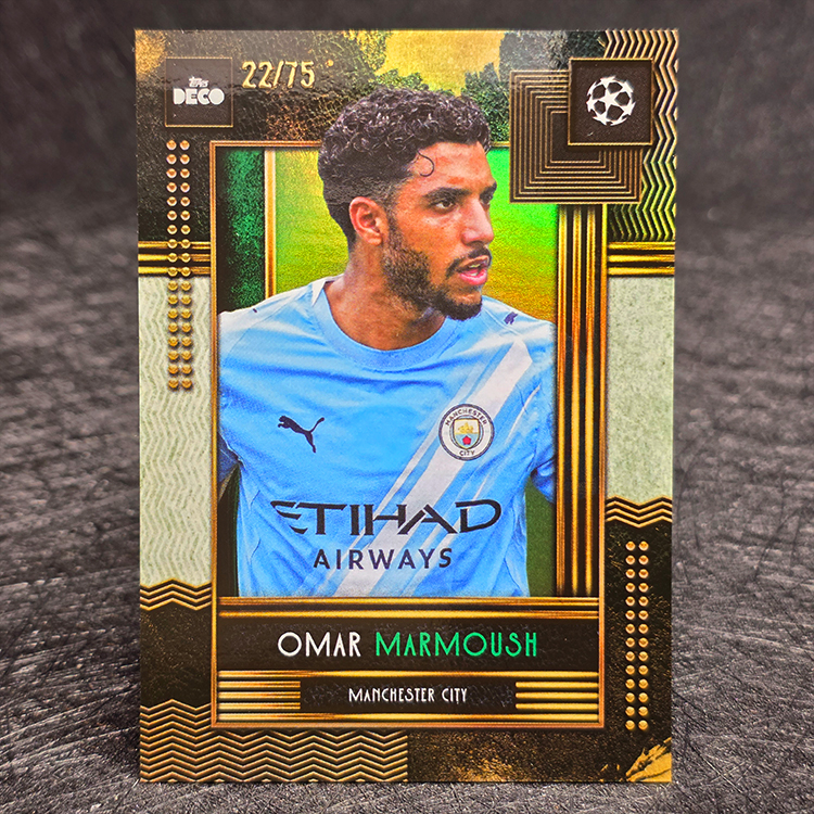 Topps Deco 2025-26 - Current Stars, Green - Omar Marmoush, Manchester City /75