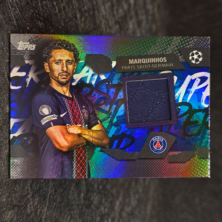 Topps UEFA 2025-26 - Superstar Relic - Marquinhos, Paris St Germain #TSR-MA