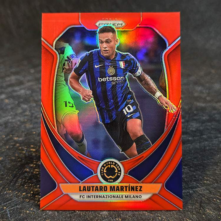 Panini Prizm FIFA Club WC 2025 - Red - Lautaro Martinez, Inter /199 #91