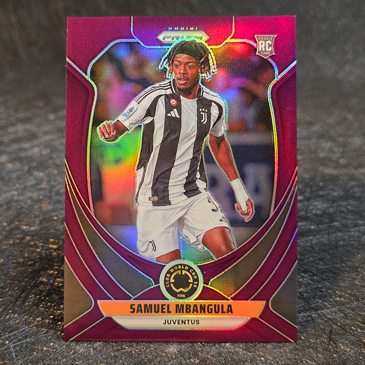 Panini Prizm FIFA Club WC 2025 - Purple - Samuel Mbangula, Juventus /125 #124