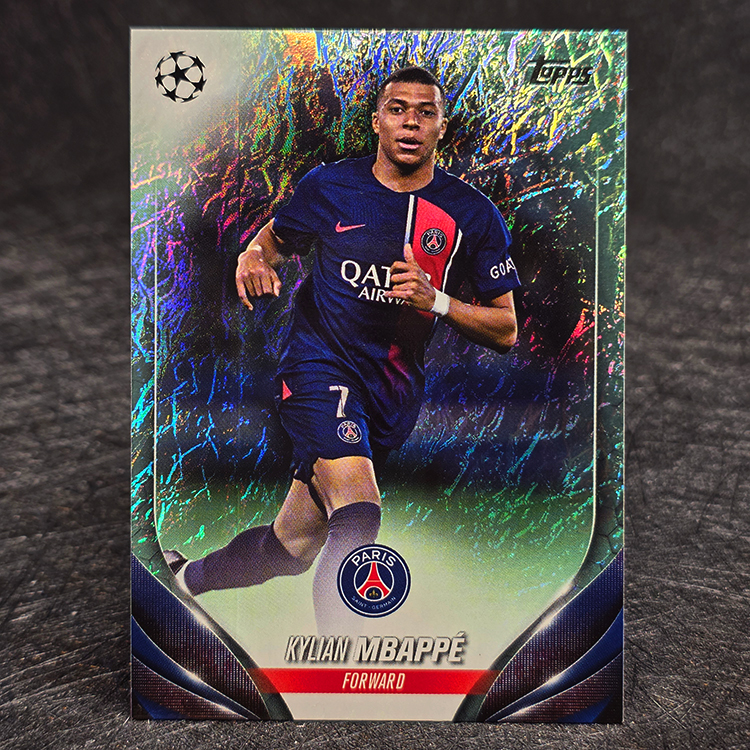 Topps UEFA 2023-24 - Aqua - Kylian Mbappe, Paris St Germain #21