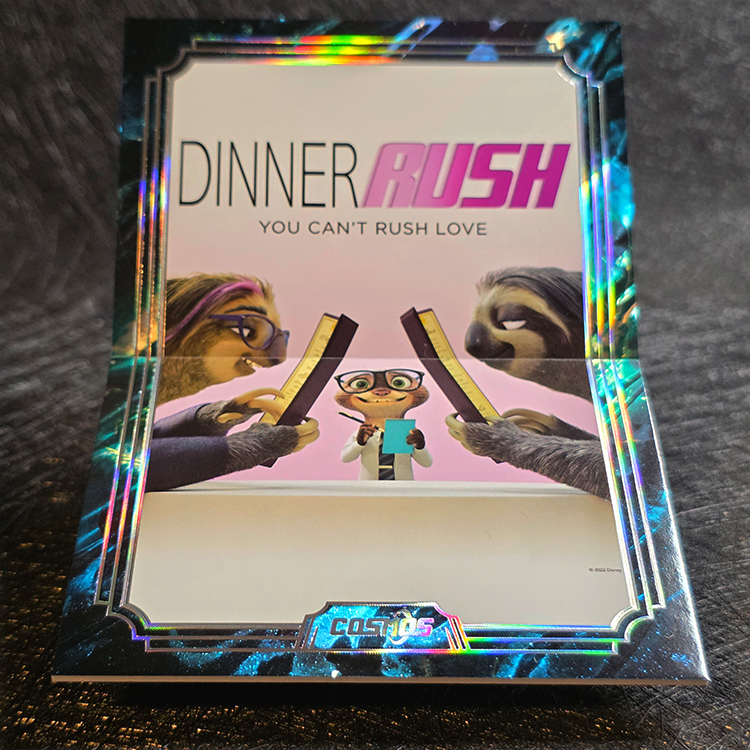 Kakawow Cosmos Disney 2025 - Poster Booklet - Zootopia, Dinner Rush #CDT-PB-36