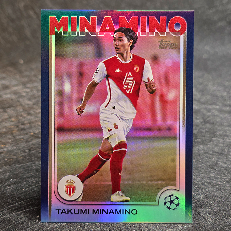 Topps UEFA 2024-25 - Navy Blue - Takumi Minamino, Monaco /275 #57