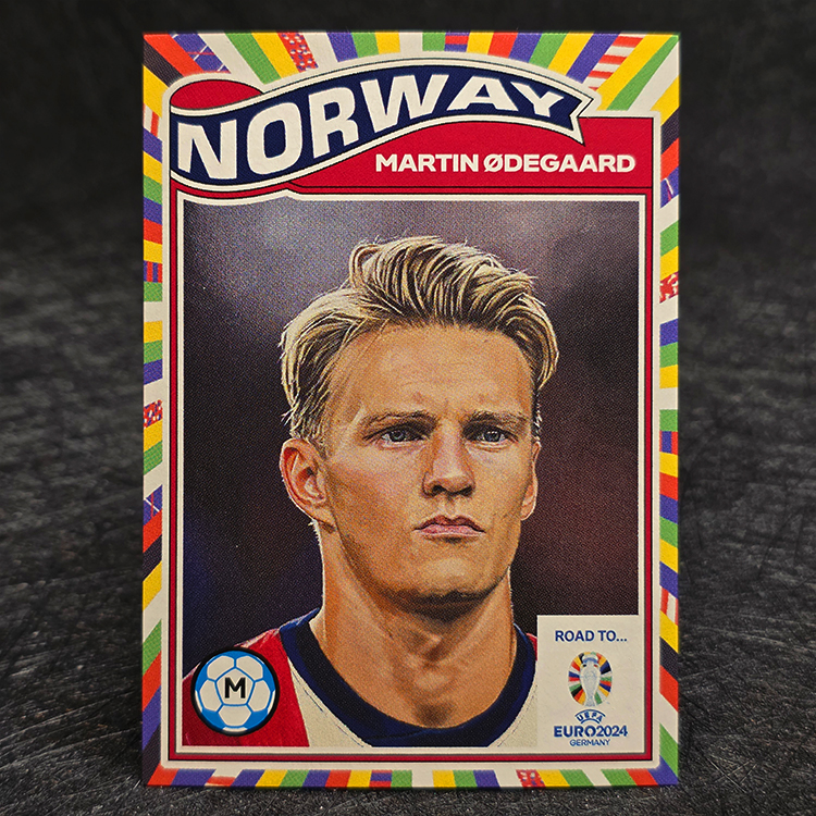 Topps Living Road To UEFA Euro 2024 - Martin Ødegaard, Norway #015