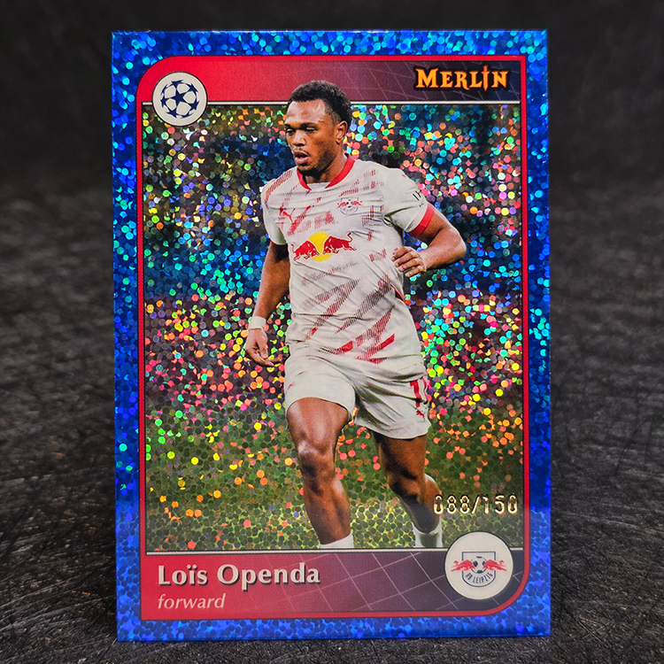Topps Merlin UEFA 2024-25 - Blue - Lois Openda, Leipzig /150 #80