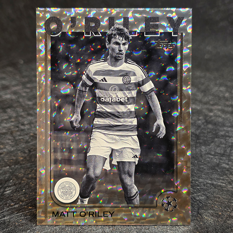 Topps UEFA 2024-25 - Black & White - Matt O'Riley, Celtic /150 #151