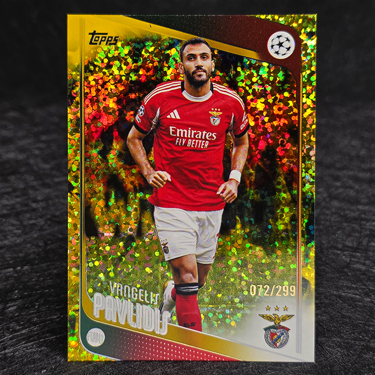 Topps UEFA 2025-26 - Gold - Vangelis Pavlidis, Benfica /299 #34