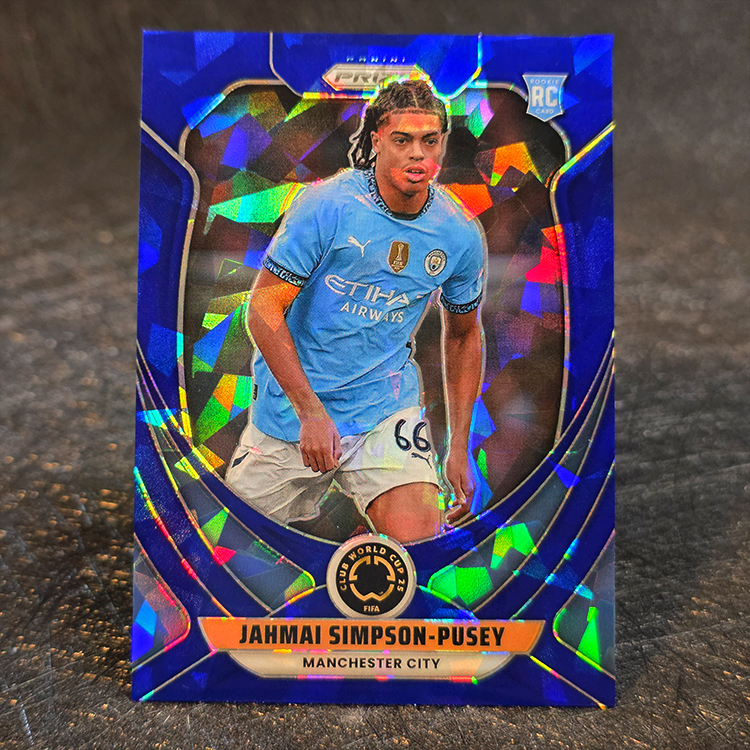 Panini Prizm FIFA Club WC 2025 - Blue - Jahmai Simpson-Pusey, Manchester City /175 #137