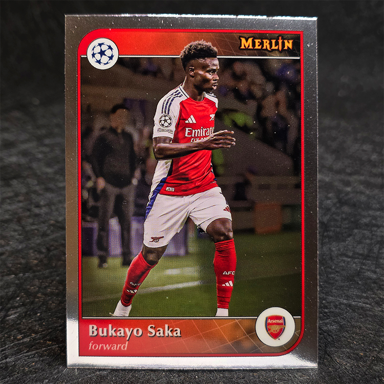 Topps Merlin UEFA 2024-25 - Bukayo Saka, Arsenal #7
